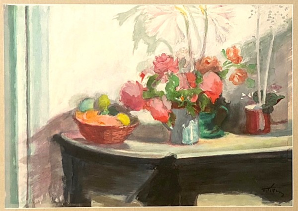 PANAYIOTIS TETSIS - Still Life with Flowers and Fruit